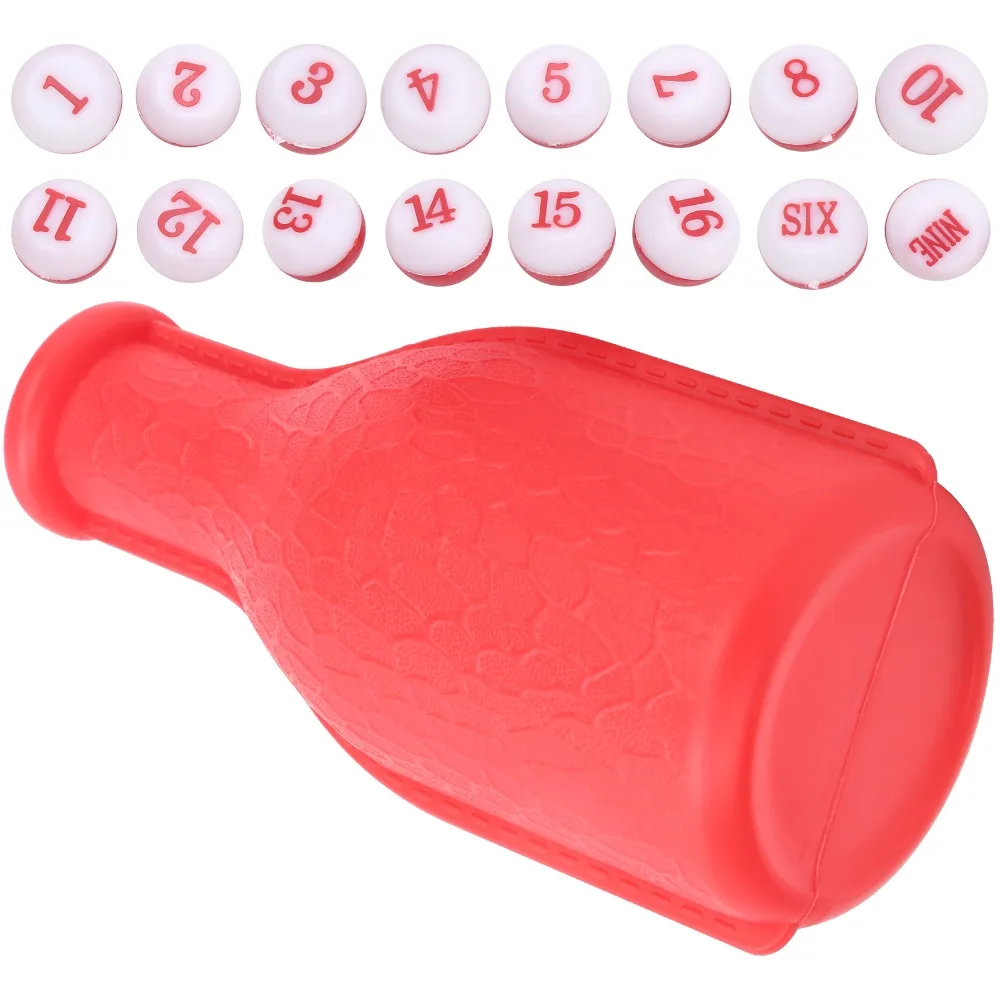 Accesorios de billar, dados numerados, dados de billar, puntuación de plástico, juego estándar, coctelera de billar, botella, coctelera de piscina, billar - imagen 5