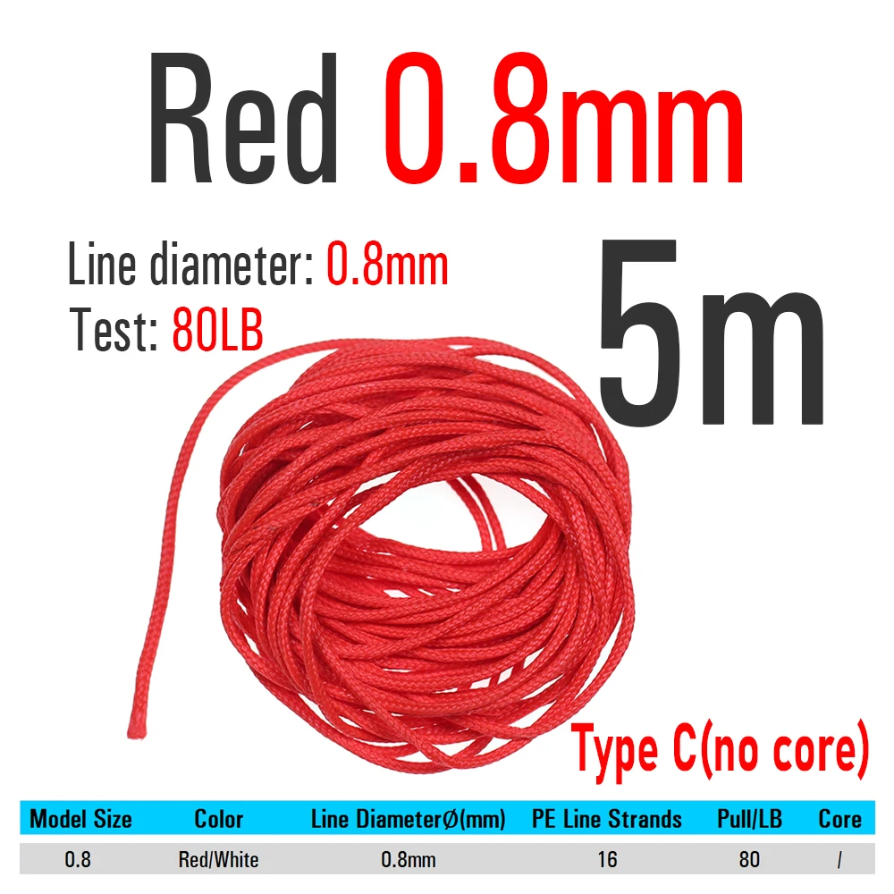 5M Red 0.8mm C