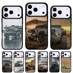 Funda iPhone diseño coche todoterreno hombre – Compatibilidad 11‑17 Air