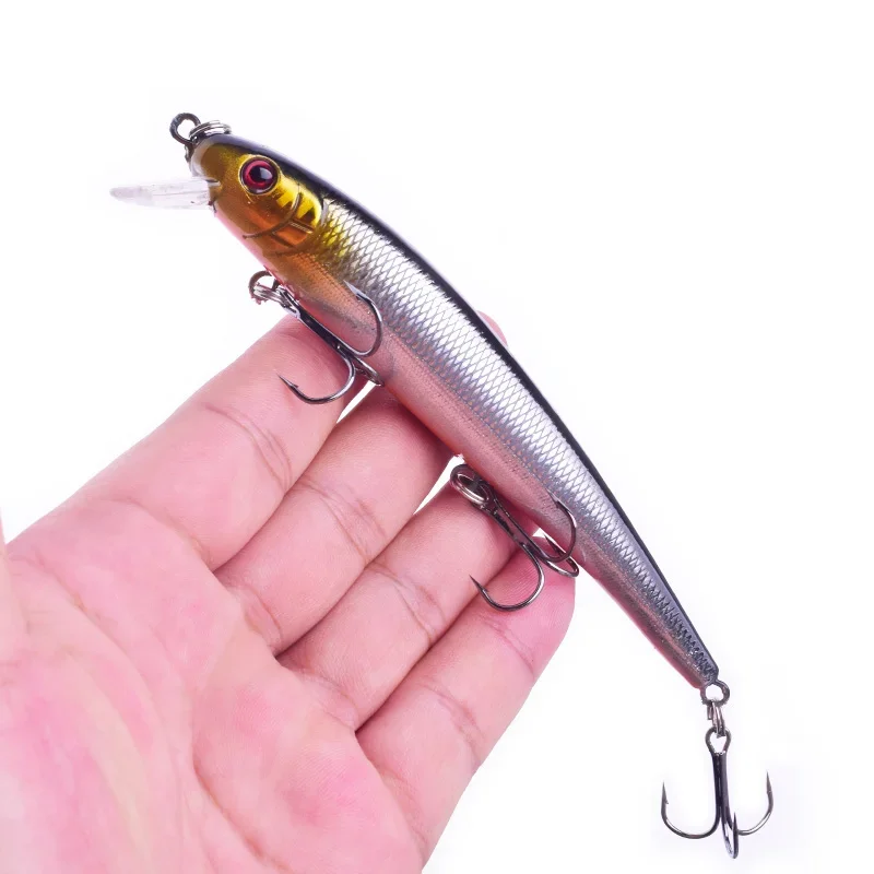 Señuelos de Pesca Minnow, Wobblers que se hunden, 13cm, 19,5g, cebos artificiales de plástico duro, Crankbait, carpa, lubina, aparejos de Pesca, 1 ud. - imagen 5