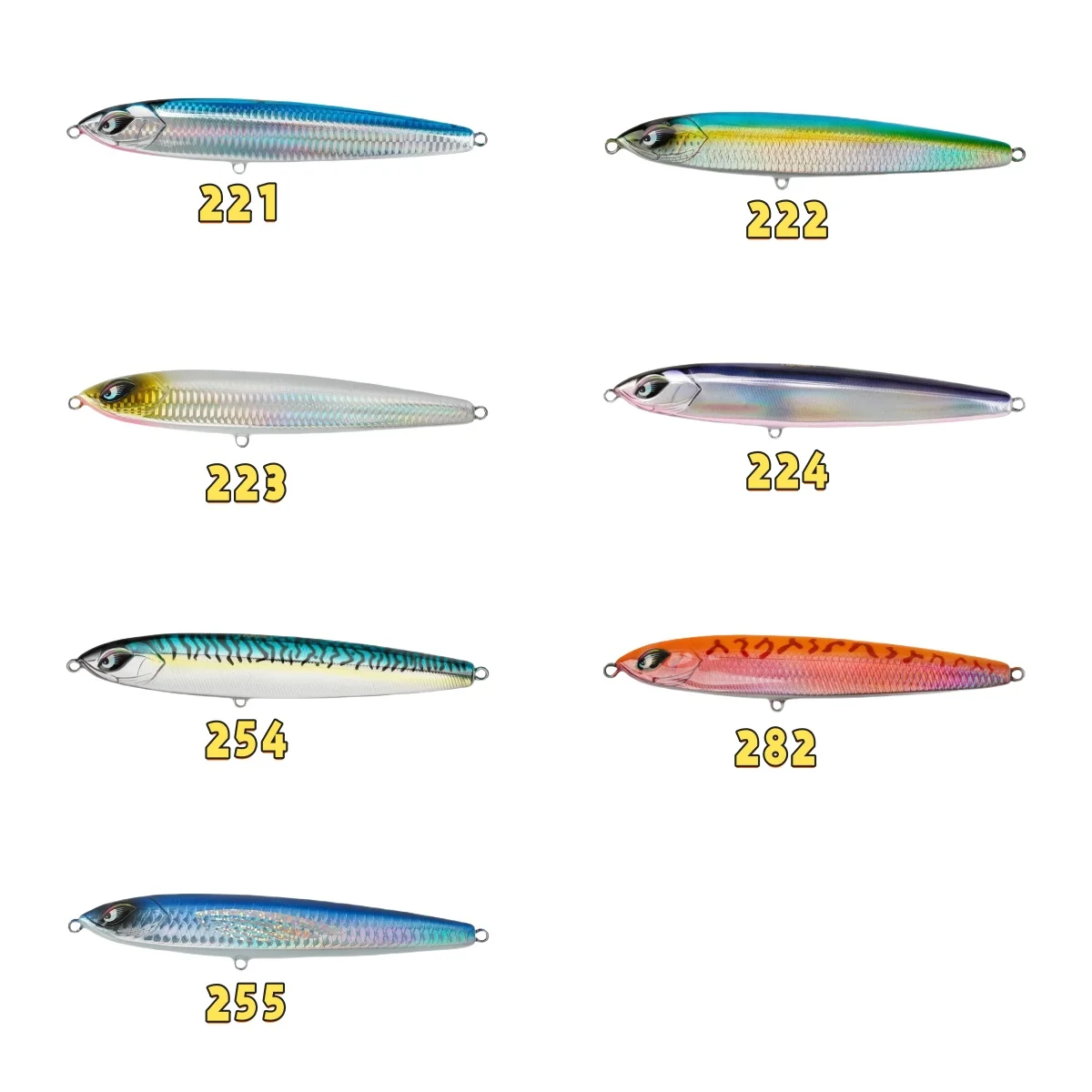 Señuelo de pesca Noeby hundido Stickbait 160mm 75g± 185mm 114g± 205mm 154g± lápiz reforzado cebo duro Artificial Señuelos de pesca de mar - imagen 3