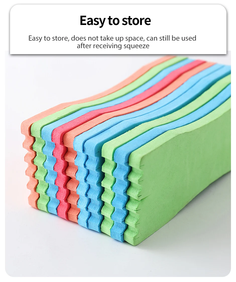 Soluciones de almacenamiento coloridas ecológicas y de espacio en el espacio para una casa sin desorden