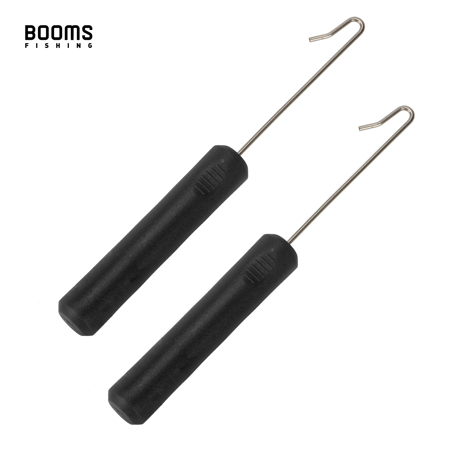 Dos manijas negras con ganchos sobre ellos