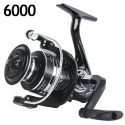 Carrete giratorio HK Serie – Arrastre 26 lb, relación 5.2:1, agua dulce y salada