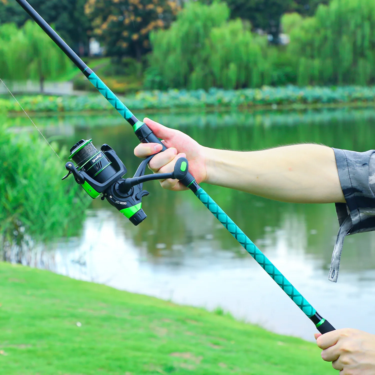 Combo Sougayilang caña carrete para pesca carpa distancia - imagen 5