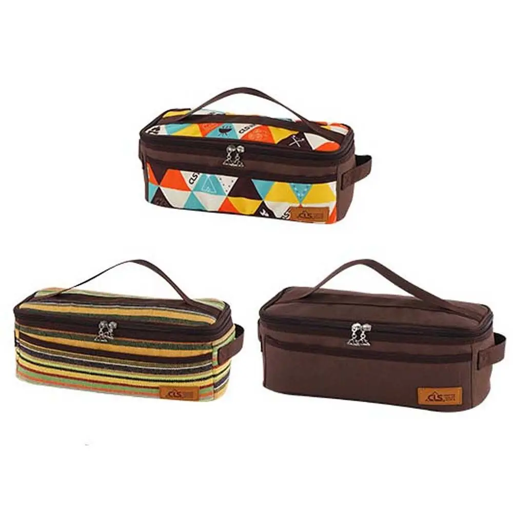 Suministros de Picnic, organizador de utensilios, utensilios de cocina, herramientas de almacenamiento, bolsa de almacenamiento de cubiertos, vajilla ​ Bolsa de almacenamiento Bolsa de almacenamiento para cocina de camping - imagen 2