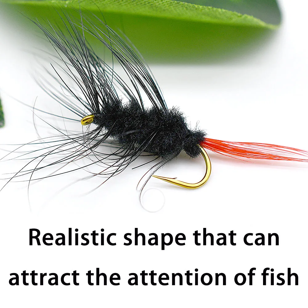 Señuelos artificiales MNFT #10 para pesca con mosca - imagen 5