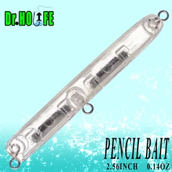 Señuelo Pencil hundible Dr.Holife en blanco sin pintura para DIY