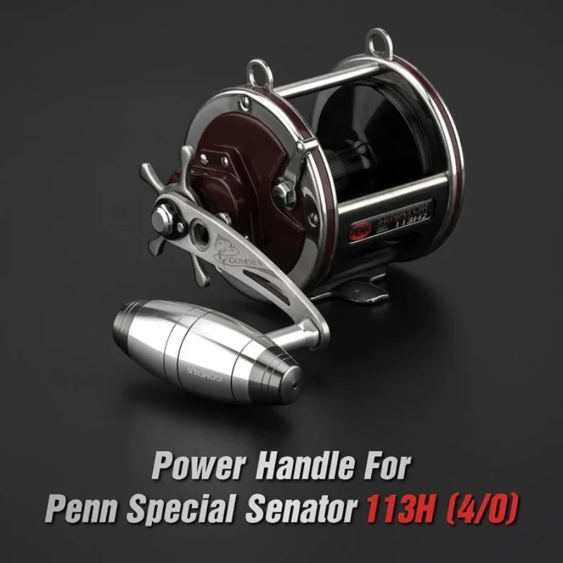 Gomexus Penn Sator especial mango único para 113H 114H 115 4/0 6/0 9/0 mango de alimentación de carrete 92mm - imagen 5
