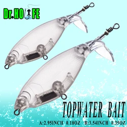 Señuelos Topwater en blanco Dr.Holife – Cebo duro artificial