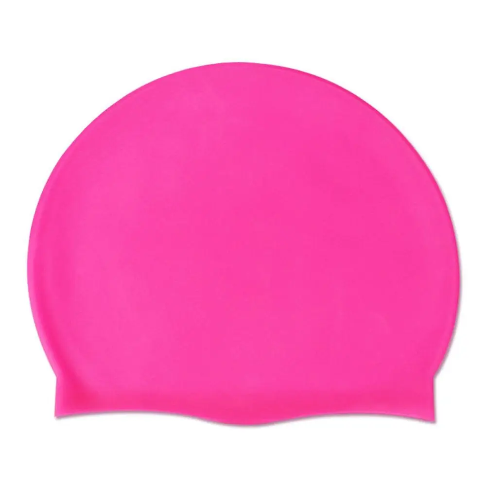 Gorro silicona impermeable pesca natación talla grande cabello largo - imagen 3