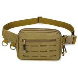 Molle Waist Bag Tactical Belt Pouch Men Medical First Aid Bag Outdoor Hunting Fishing Camping Phone Chest Case Sports Fanny Pack