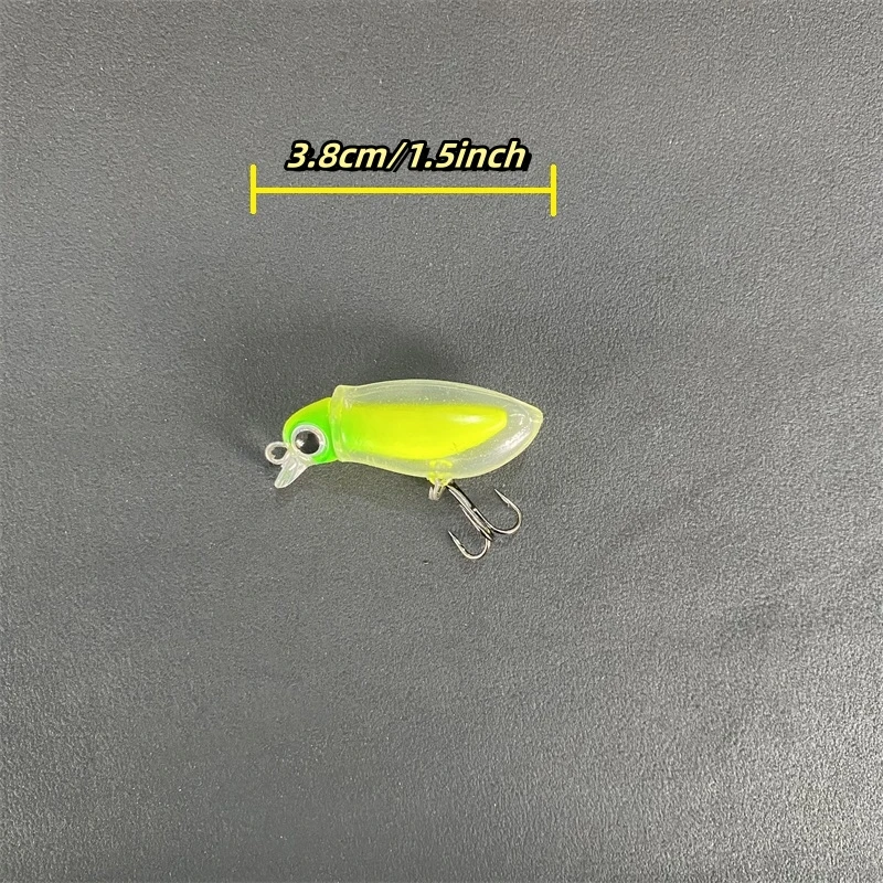 LURETV Japón JACKALL mismo estilo MUTE BALL MINNOW 38F Micro suave Mino Stream cebo pequeño Luya Bait9242 - imagen 5