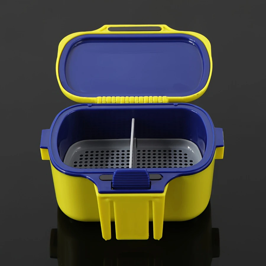 Caja de cebo de pesca versátil, señuelo de anzuelo, cajas de cebo falso, aislamiento, transpirable, retención de humedad para lombrices y señuelos vivos - imagen 5