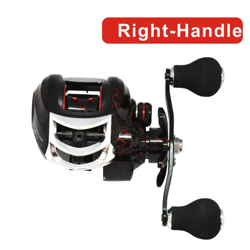 ORJD Carrete Baitcasting de Pesca Alta Velocidad Agua Dulce y Salada - imagen 3