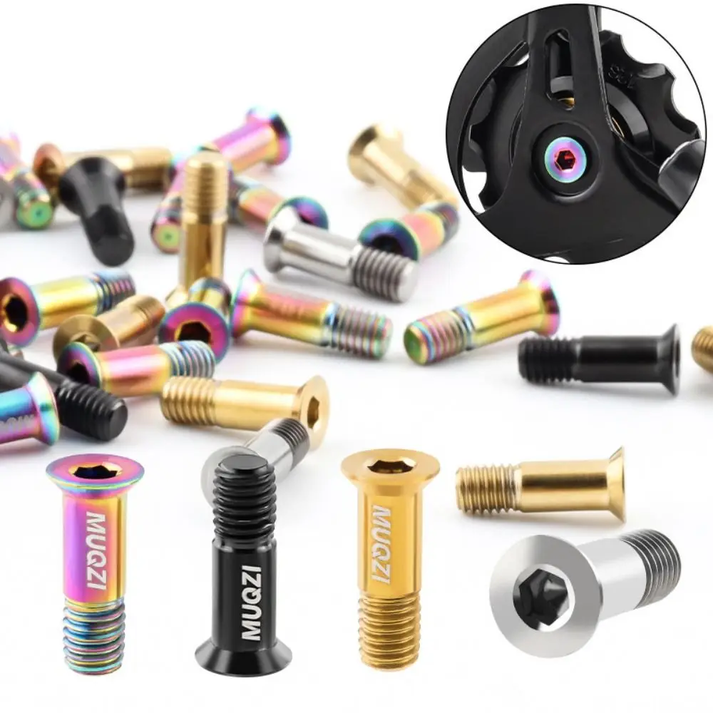 Tornillos de rueda Jockey de cambio trasero de aleación de titanio, pernos fijos, transmisión de conversión, pernos de fijación de polea de cambio trasero, 2 uds. - imagen 4