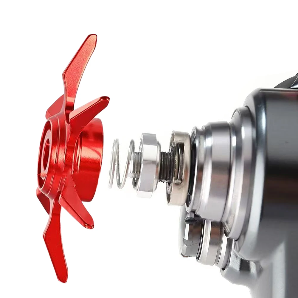 Carrete de fundición de cebo con arrastre de estrella para DAIWA STEEZA/ZILLION/MORETHAN/ALPHAS/SILVER CREEK/TATULA, carrete de pesca, reemplaza piezas de lanza - imagen 4