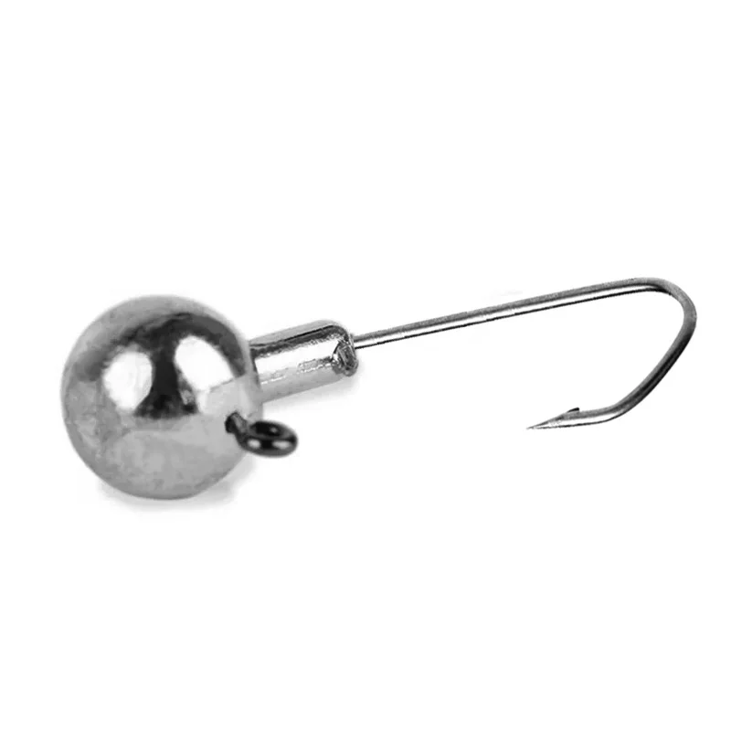 Bazooka Jig Head-anzuelo de pesca de plomo, 7g, 11g, 15g, 22g, anzuelos de Lucio, accesorios de gusano suave, plantilla de manivela fuerte anticaída - imagen 4