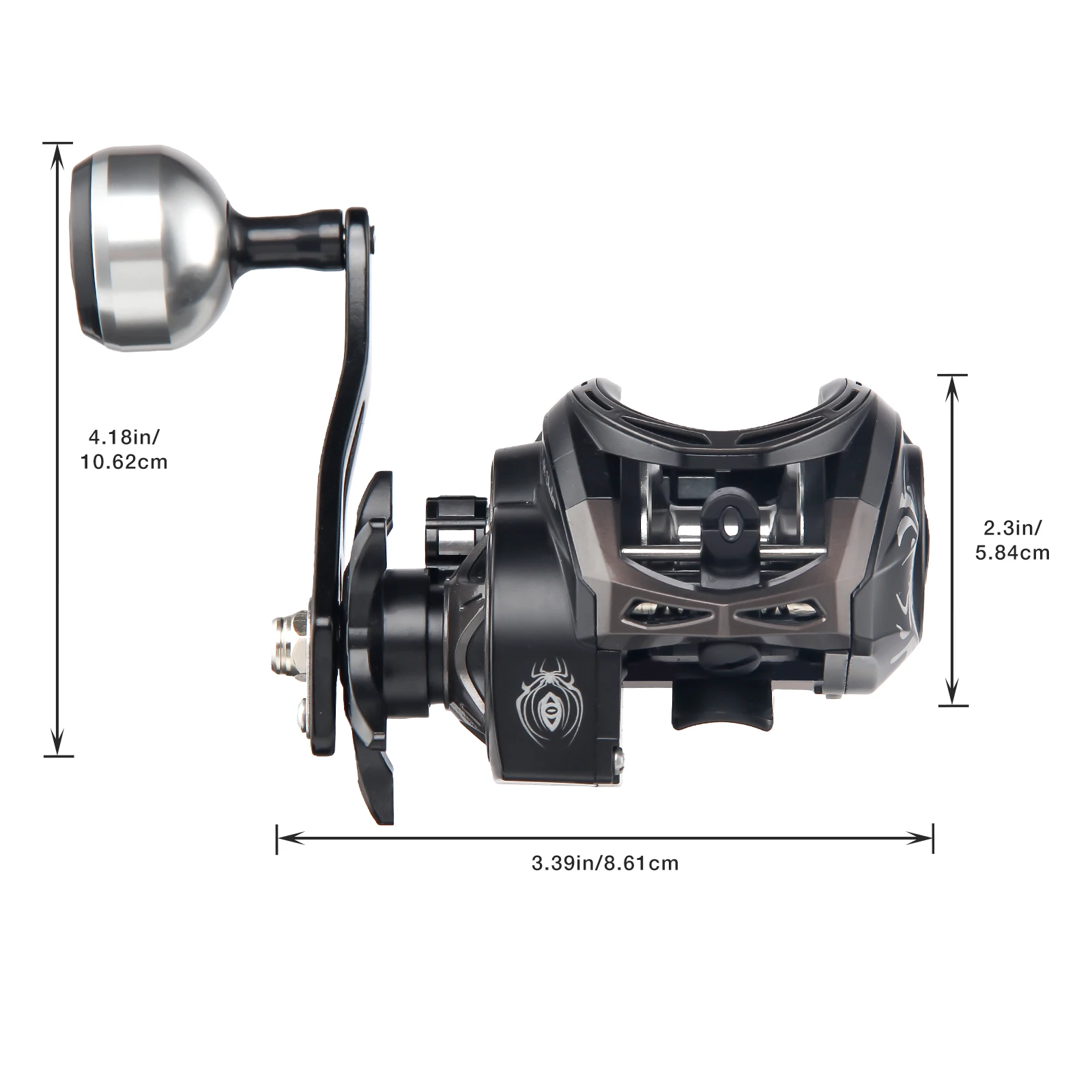 Carrete Baitcaster 6,3:1 para lubina y depredadores salados - imagen 2