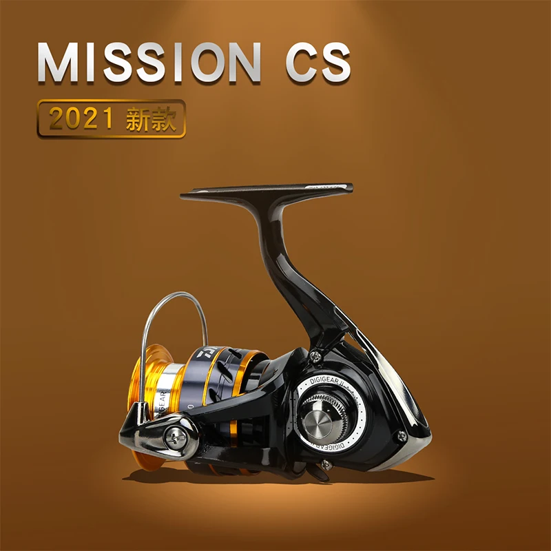 Carrete de pesca DAIWA MISSION CS 2000-4000 nuevo tamaño carrete de aluminio mecanizado ABS 2KG-6KG potencia 3 + 1BB - imagen 2