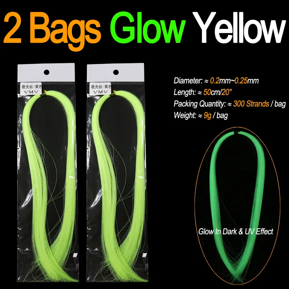 2 Bags Glow Yellow