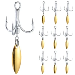 Goture anzuelos triples spinner spoon – para agua dulce y salada