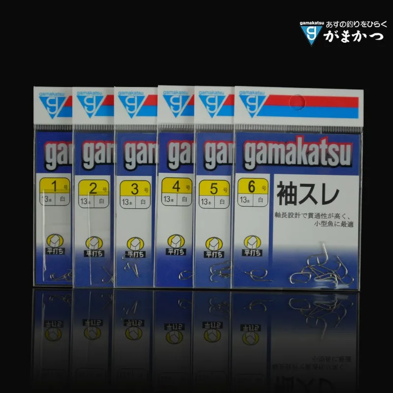 Gamakatsu-anzuelo de pesca con mangas blancas, Piercing fuerte, 1-6 # - imagen 2