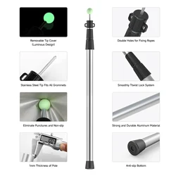 Postes telescópicos de aluminio SANLIKE para toldo y tienda