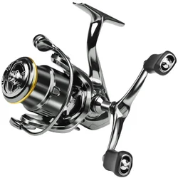 Carrete giratorio 5.2:1 ligero para micro pesca