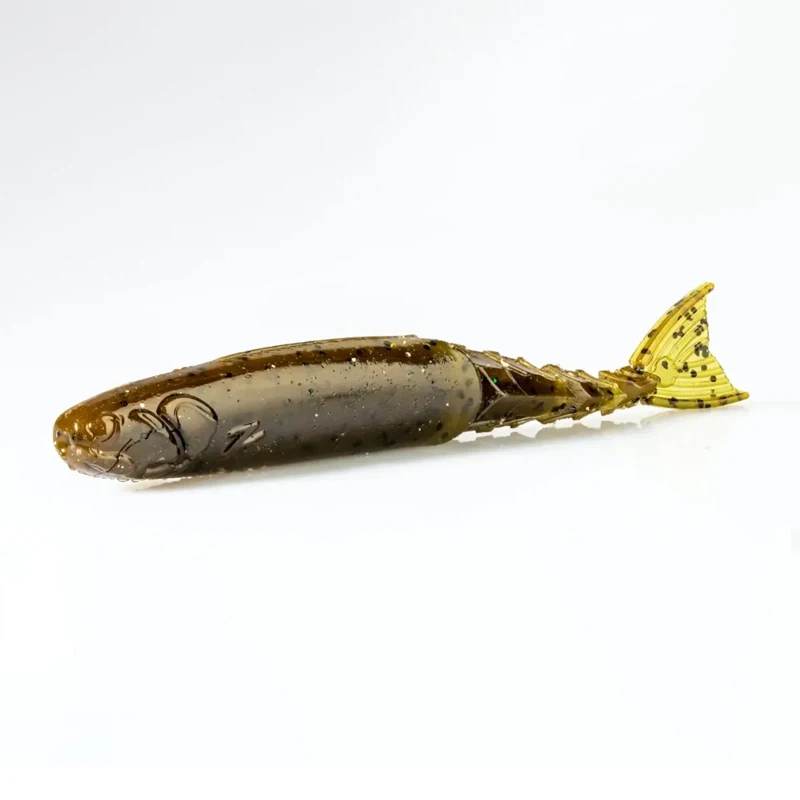 Z-Man CHATTERSHAD-cebo suave de cola festoneada de varias secciones, pesca en raíces, pesca salvaje, lubina, cabeza de pez mandarín, cebo para la boca - imagen 5