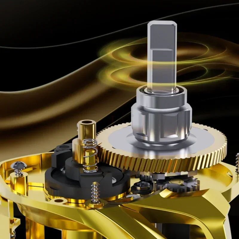 GD carrete de pesca de perfil de fundición de cebo de alta velocidad, rodamientos de bolas 5 + 1, relación de engranaje 7,2: 1, 8kg, arrastre máximo, sistema de frenado magnético de 18 niveles - imagen 3