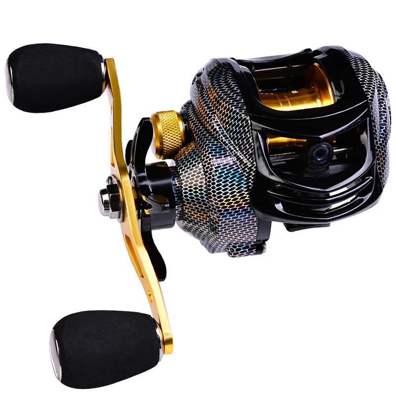 Carrete de pesca ALASICKA 7.2:1 – Fibra de carbono con recogida rápida - imagen 4