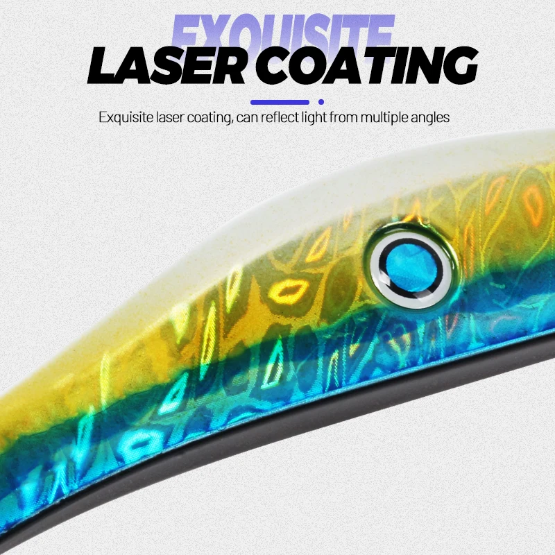 OBSESSION J89 80g 100g 150g 200g Shore Casting Jig cuchara Jerkbait plano curvo Metal Jigbait sardina hundimiento pesca Jigging señuelo - imagen 5