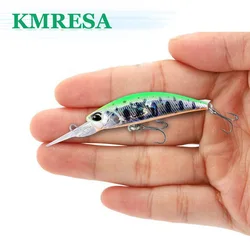 Mini señuelo 65 mm / 5 g - Wobbler Minnow Isca dura para pesca