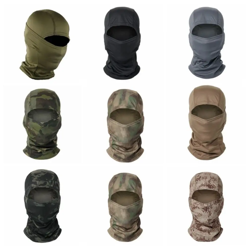 Pasamontañas duradero para hombre, máscara facial ligera y transpirable para ciclismo al aire libre, de secado rápido, portátil - imagen 5