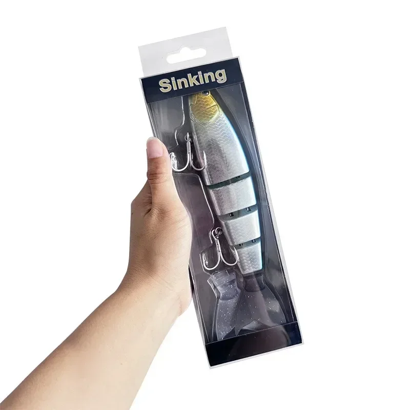 Swimbait multiarticulado 4 secciones – Hundimiento lubina y lucio - imagen 4