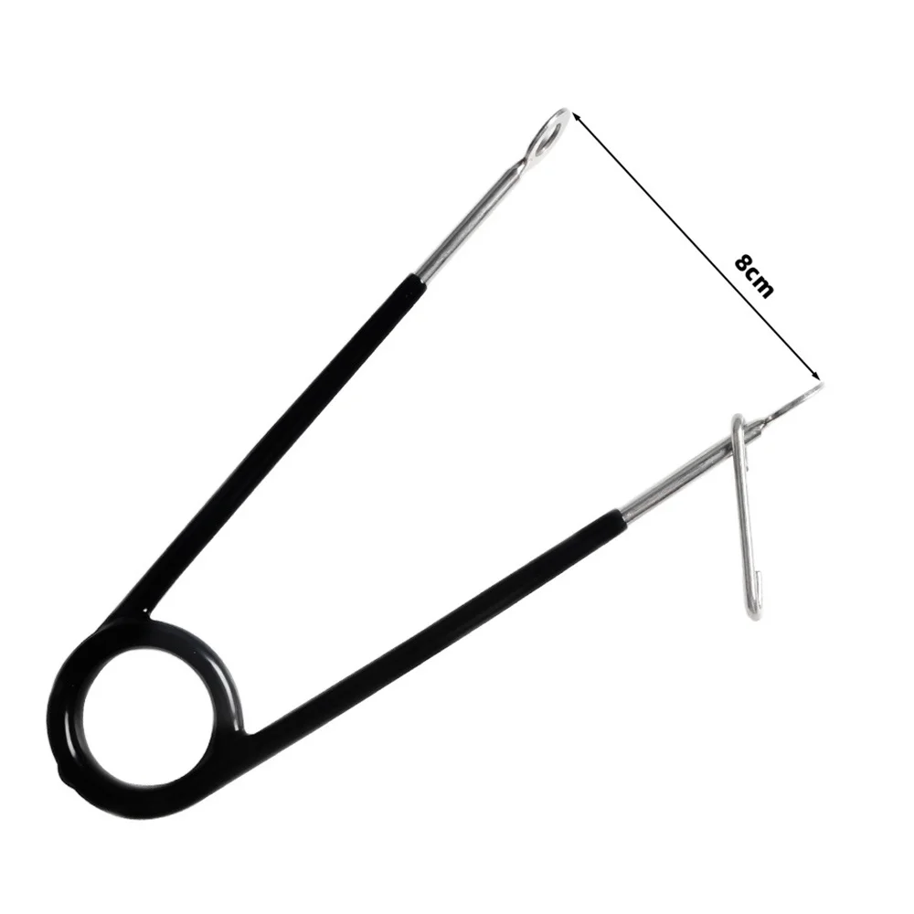 2 unids/set esparcidor de boca de pescado de acero inoxidable, herramienta removedora de anzuelos, extractor de anzuelos de pesca, accesorios LA - imagen 5
