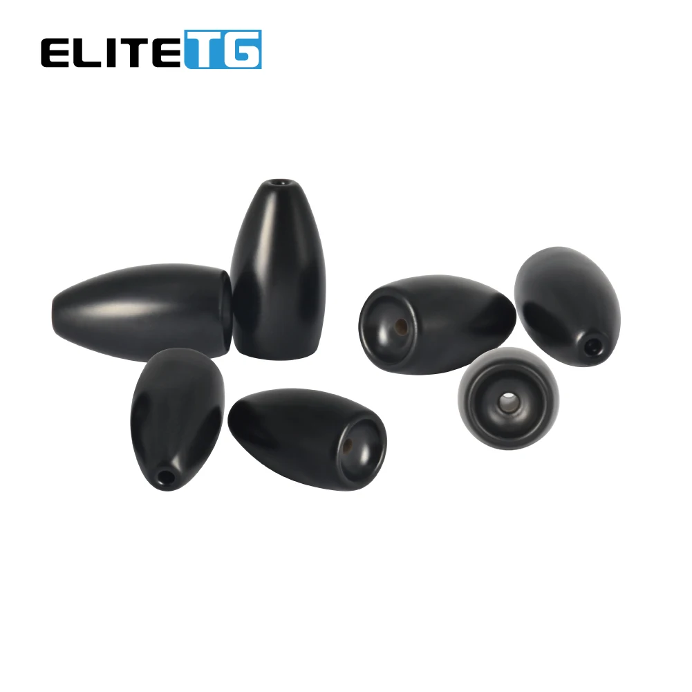 Elite TG-plomo de pesca de lubina, peso volteador, 2,7 ~ 14g, Bluegill Crappie, aparejo Texas/Carolina, plomos tipo bala, accesorios de señuelo - imagen 4