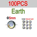 5mm 100pcs Earth