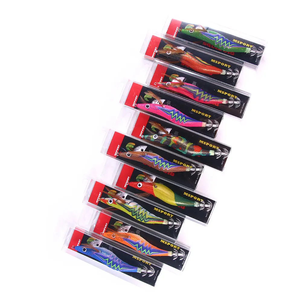 Señuelo luminoso de calamar para pesca, anzuelo de calamar para sepia, pulpo, mar, 2,5 #/3,0 # - imagen 5