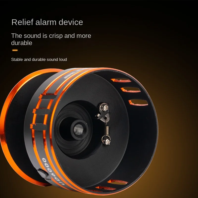 BILLINGS Serie UD, relación de engranaje 5,0:1, arrastre máximo de 14 libras, carrete de pesca giratorio, para agua dulce y salada - imagen 5