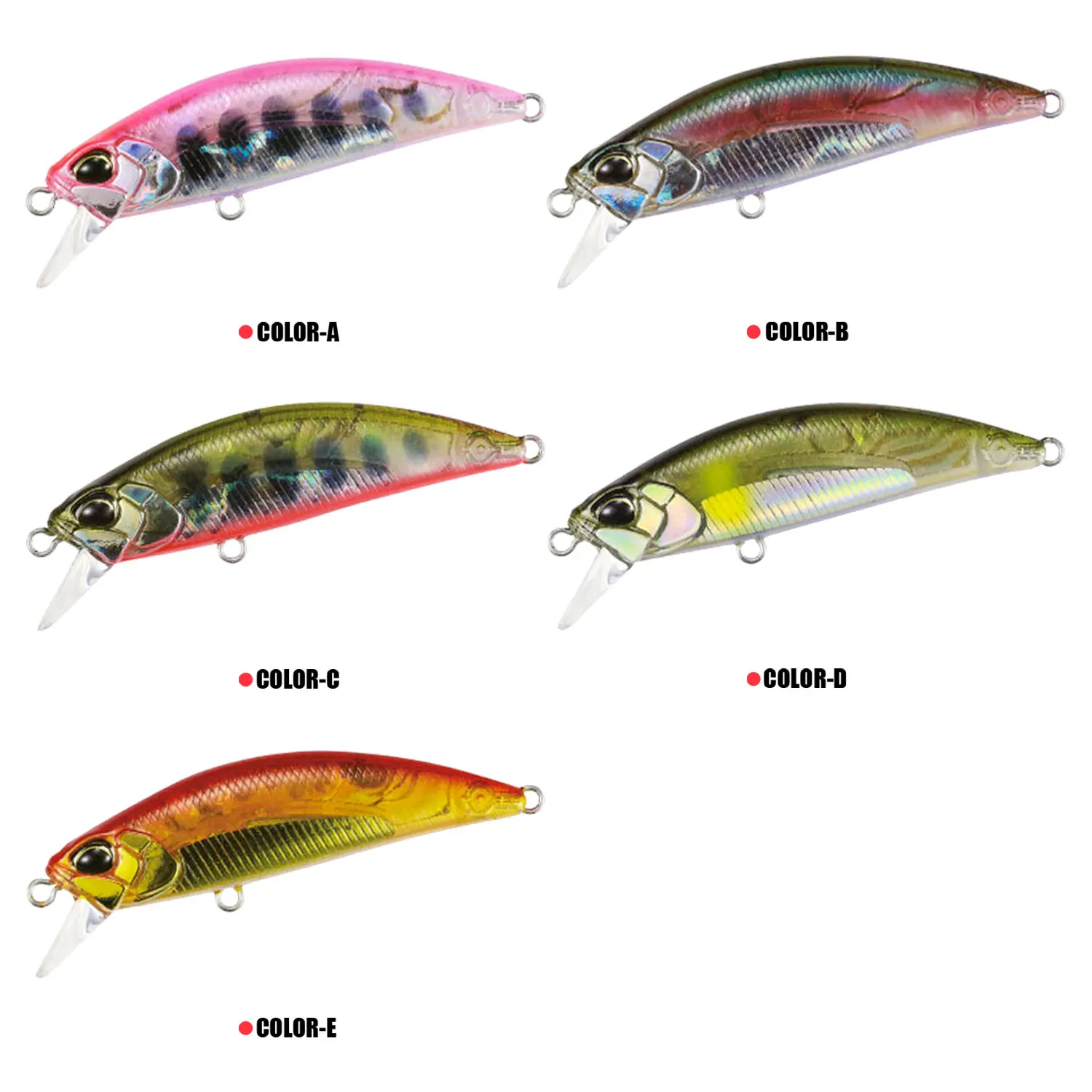 Mrico-señuelo de Pesca flotante para pececillos, cebos duros artificiales Wobblers, productos de aparejos, perca para Lucio, perca, Leurre, Angeln, 4,5g, 50mm - imagen 4