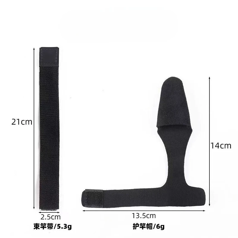 Soporte de amarre para caña de pescar, cinturón elástico para señuelo, soporte para caña de pescar, Protector de punta, accesorios gruesos para pescadores - imagen 2