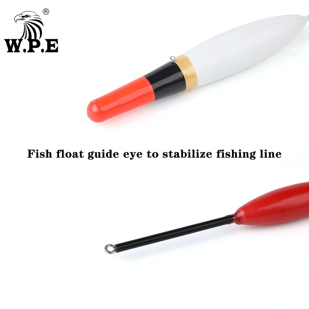 W.P.E-flotador de Pesca de tamaño 1g-6g, boya Vertical de abeto Barguzinsky, aparejos de Pesca, 10 unids/lote por paquete - imagen 5