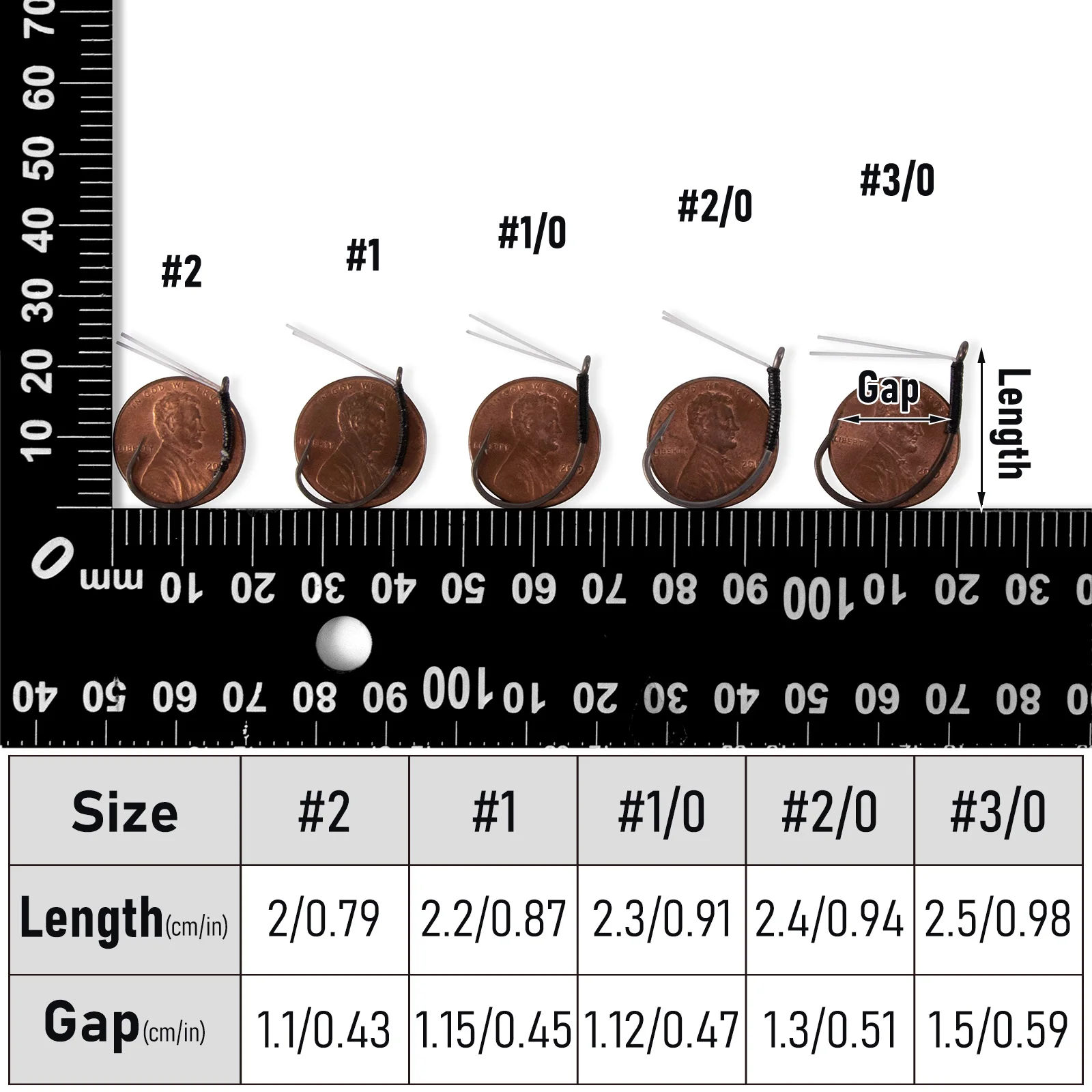 10 Uds. Ganchos de tiro sin malezas, anzuelo loco de espacio ancho, anzuelo de pesca de lubina de agua dulce para aparejo Neko, lanzamiento de tiro - imagen 2