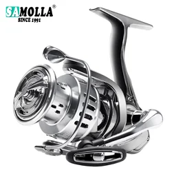 Carrete Spinning Samolla 6000 6+1 Rodamientos 10KG Arrastre