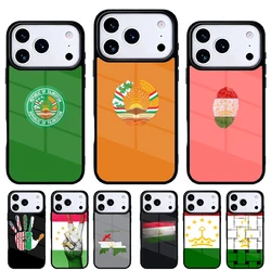Funda iPhone con bandera de Tayikistán – Carcasa trasera 15 14 13 Pro Max