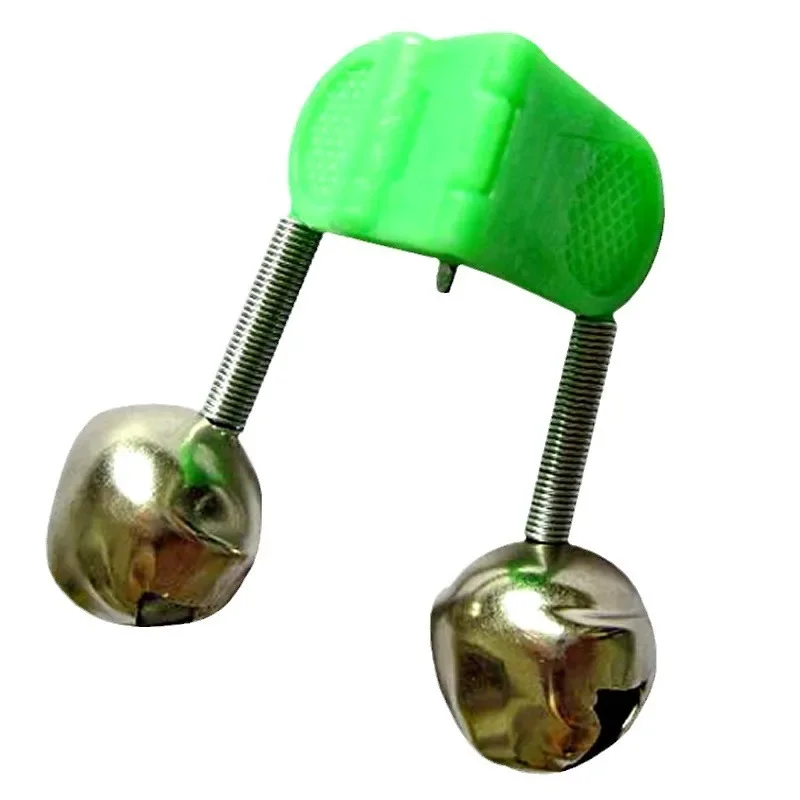Juego de 5/10 Uds. De campanas luminosas para morder pescado, alarma de gancho, alarma de doble anillo adecuada para pesca nocturna, equipo de pesca especial - imagen 5