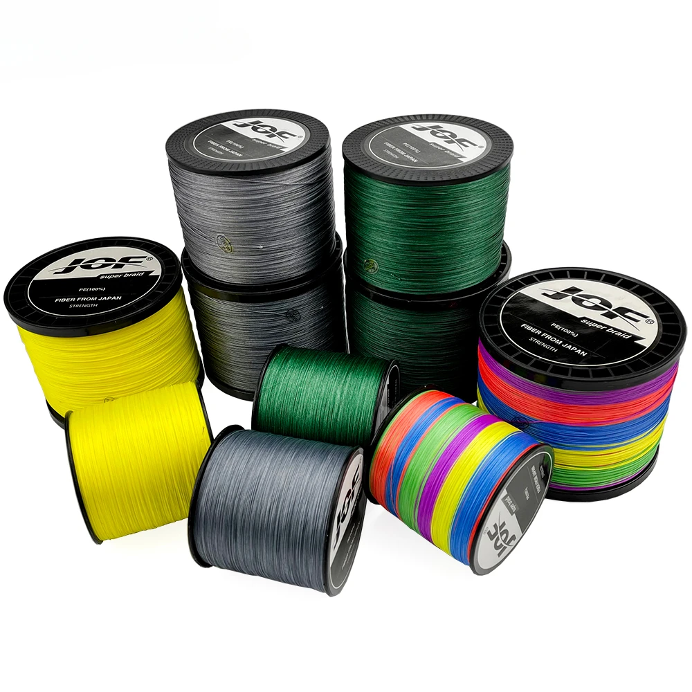 JOF-sedal de Pesca trenzado de 9 hebras, multifilamento de 500M, 300M, 100M, para Pesca de carpa, multifunción, PE, para Pesca de 20-80LB - imagen 4