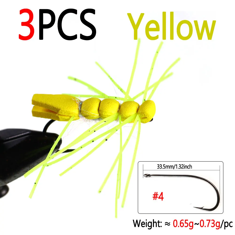 3pcs Yellow